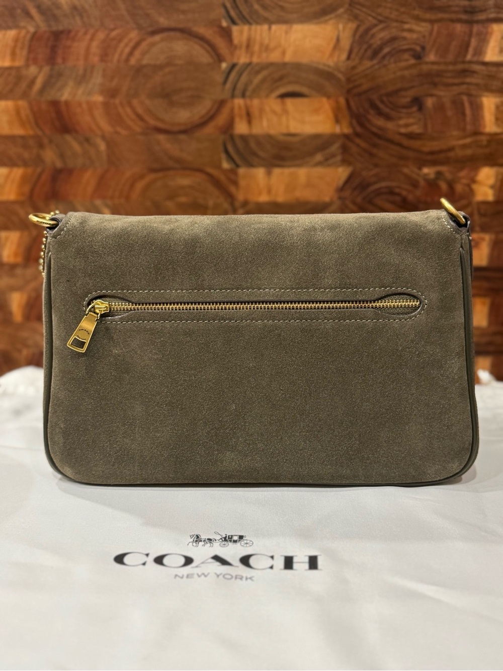 Coach Olive Suede soft Tabby - Picture 6 of 12